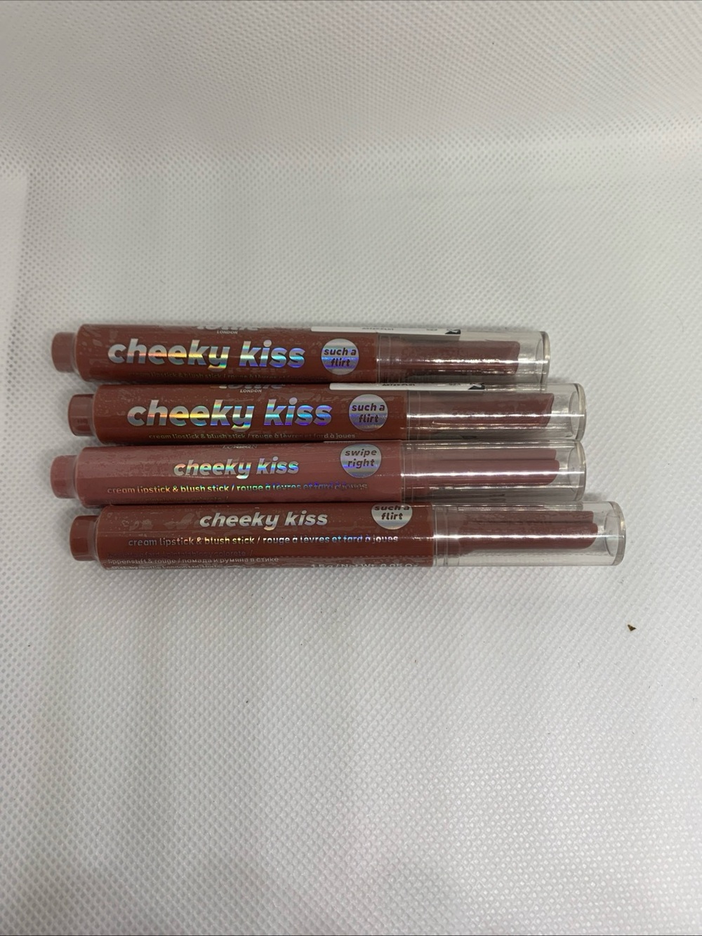 Lottie London cheeky kiss Cream Lipstick and Blush sticks (Set of 4)